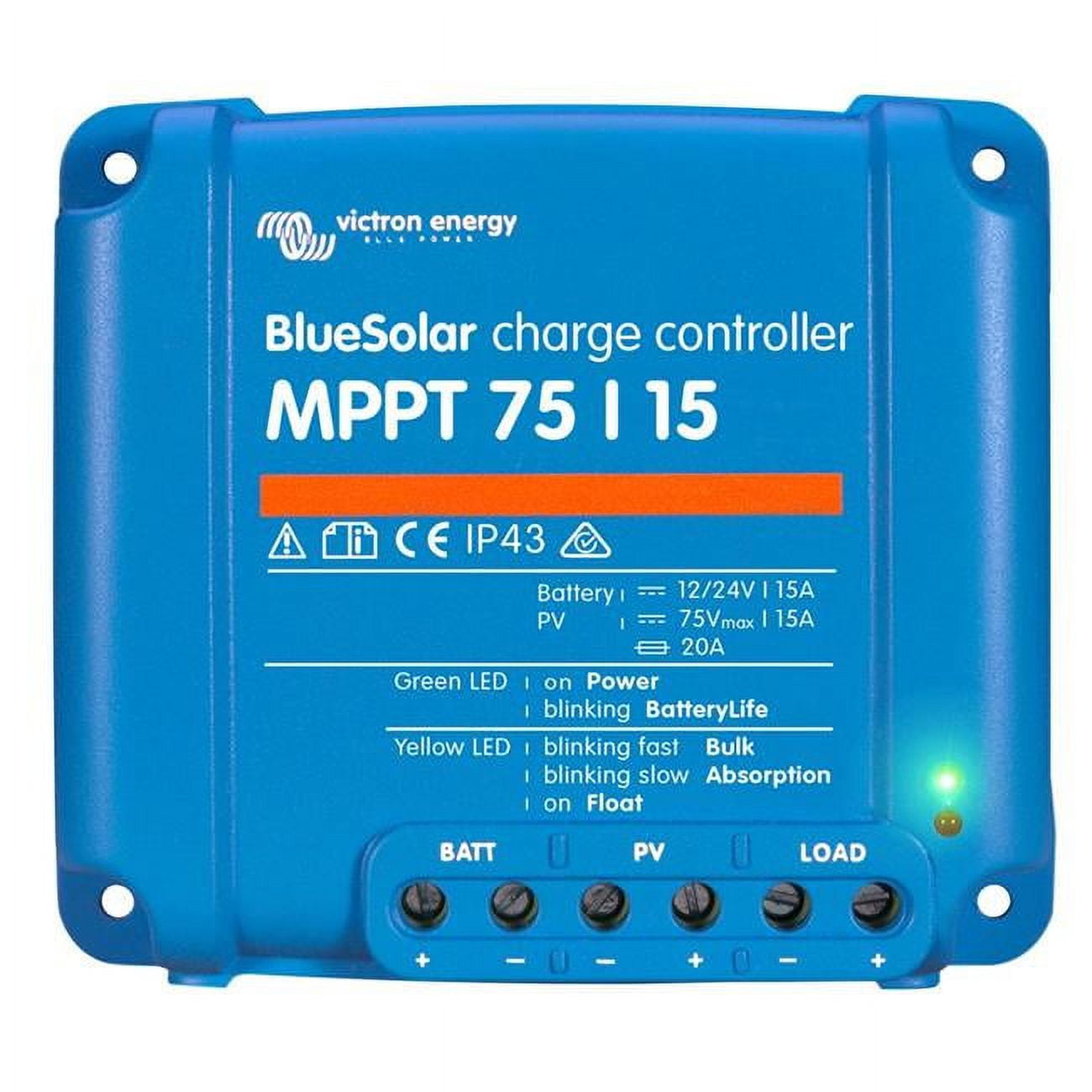 Régulateur de charge MPPT Victron Blue solar 75-15A 220W