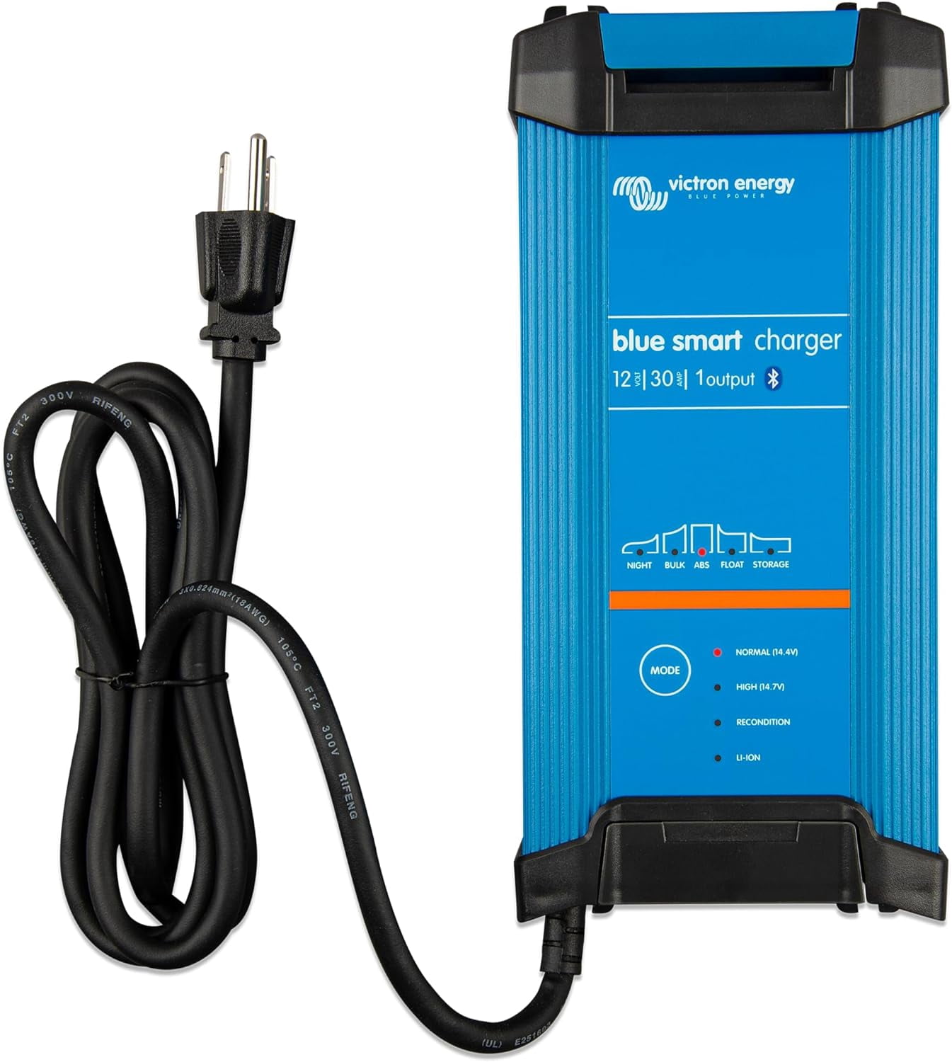 Victron Energy Blue Smart IP22 Smart Car Battery Charger 12V 30A, Float & Trickle Charger and Desulfator for Motorcycle, ATV, RV, Lithium and Deep Cycle Batteries