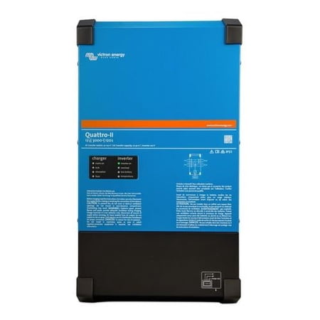 Victron Energy MultiPlus-II 2X Pure Sine Wave Inverter Charger for 70 amp Battery, 120V, 3000VA 24-Volt