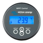 7 Black and Blue Victron MPPT Solar Charge Controllers
