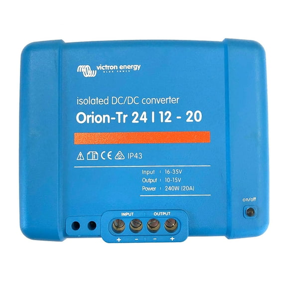 Victron Orion-TR DC-DC Converter - 24 VDC to 12 VDC - 20AMP Is... [ORI241224110]