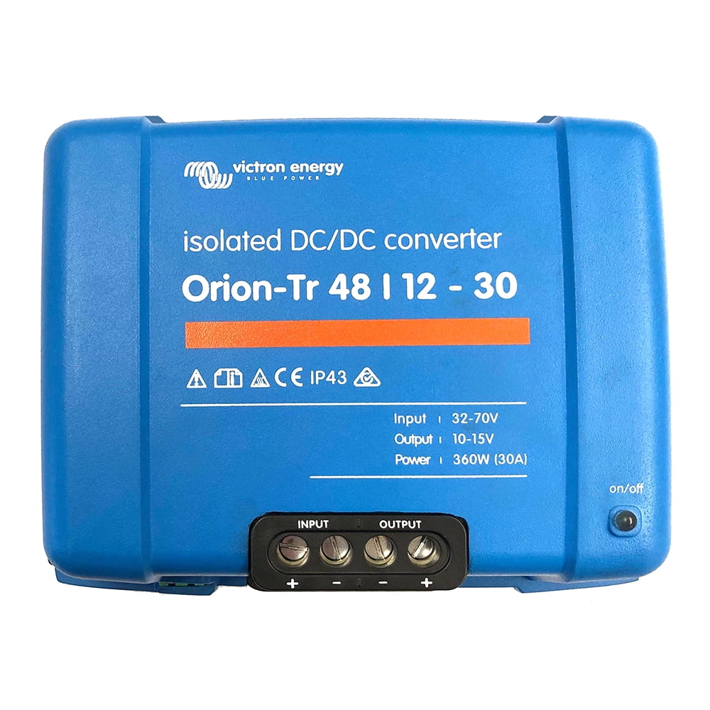 Victron Orion-TR DC-DC Converter - 48 VDC to 12 VDC - 30AMP Is... [ORI481240110]