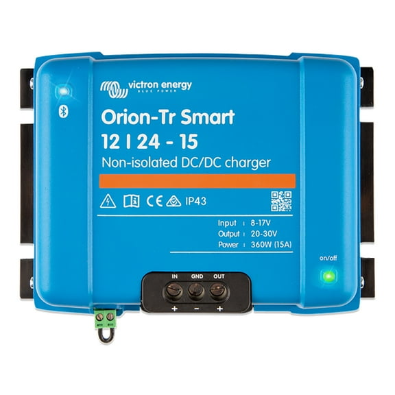 Victron Orion-TR Smart 12/24-15 15A (360W) Non-Isolated DC-DC ... [ORI122436140]