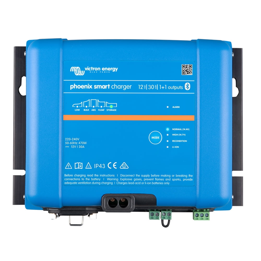 Victron Phoenix Smart IP43 Charger 12/30 (1+1) 120-240VAC Requ... [PSC123051095]