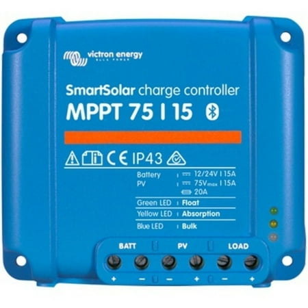 Victron Smartsolar Mppt Solar Charge Controller - 75v - 15amp - Ul Approved