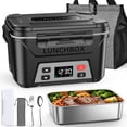 thumbnail image 1 of Victsing Cordless Electric Lunch Box, 5.5 Cups Capacity, Auto Keep Warm Portable Food Warmer, Ideal for Office, Travel & Car Use（ Black）, 1 of 8