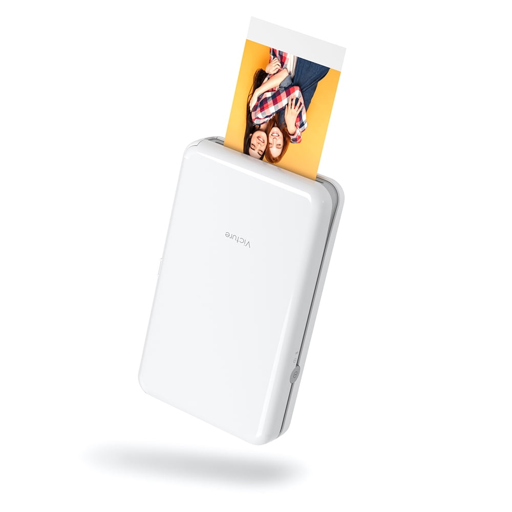 Victure 2x3 Portable Photo Printer, Bluetooth Connection, Wireless Rechargeable Including 10