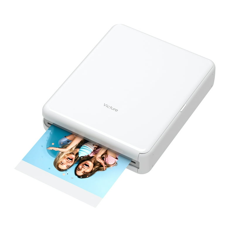 sammentrækning aflevere tale Victure 3x3 Portable Photo Printer, Bluetooth Connection, Rechargeable,Only  iOS Devices Compatible, Wireless, 4 Pass Technology,Gift for Father's Day -  Walmart.com
