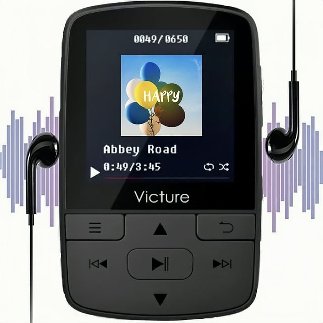 Victure MP3 Player 16GB Clip Sport Portable Lossless Sound HiFi Music