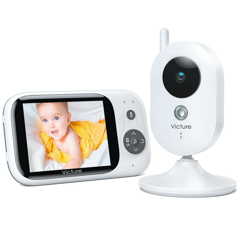 Caméra vidéo pour bébé avec écran de 3,2, VOX, batterie