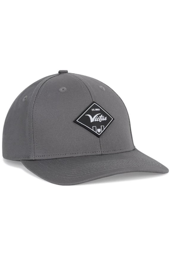Sports Batter's Box Adjustable Size Structured Baseball Cap – Charcoal