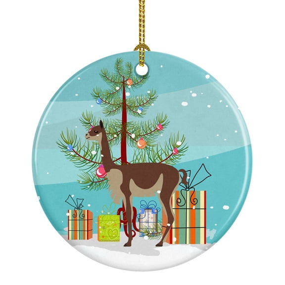 Vicugna or Vicuna Christmas Ceramic Ornament