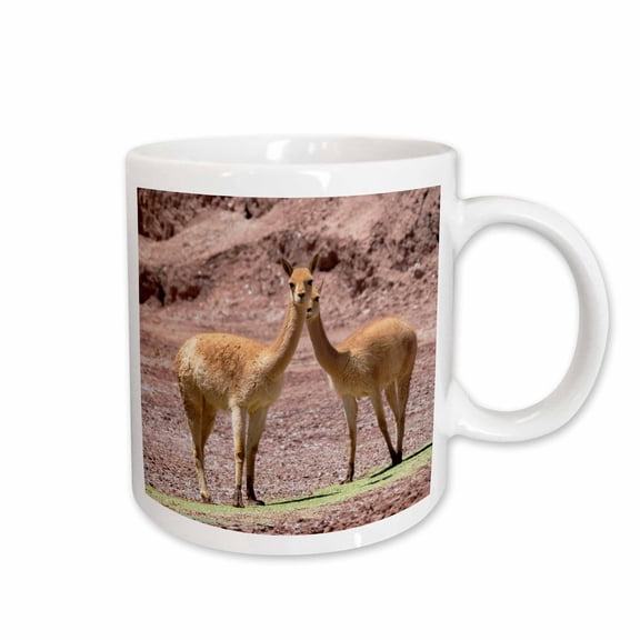 3drose, Vicuna in the Altiplano of Argentina Near Tolar Grande., 11oz Mug
