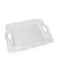 thumbnail image 1 of Vida Alegria Rectangle tray with handles White, 1 of 3