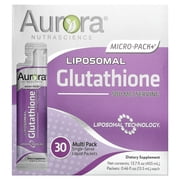 Aurora Nutrascience Micro-Pack+ , Liposomal Glutathione, 30 Packets, 0.46 fl oz 13.5 ml Each