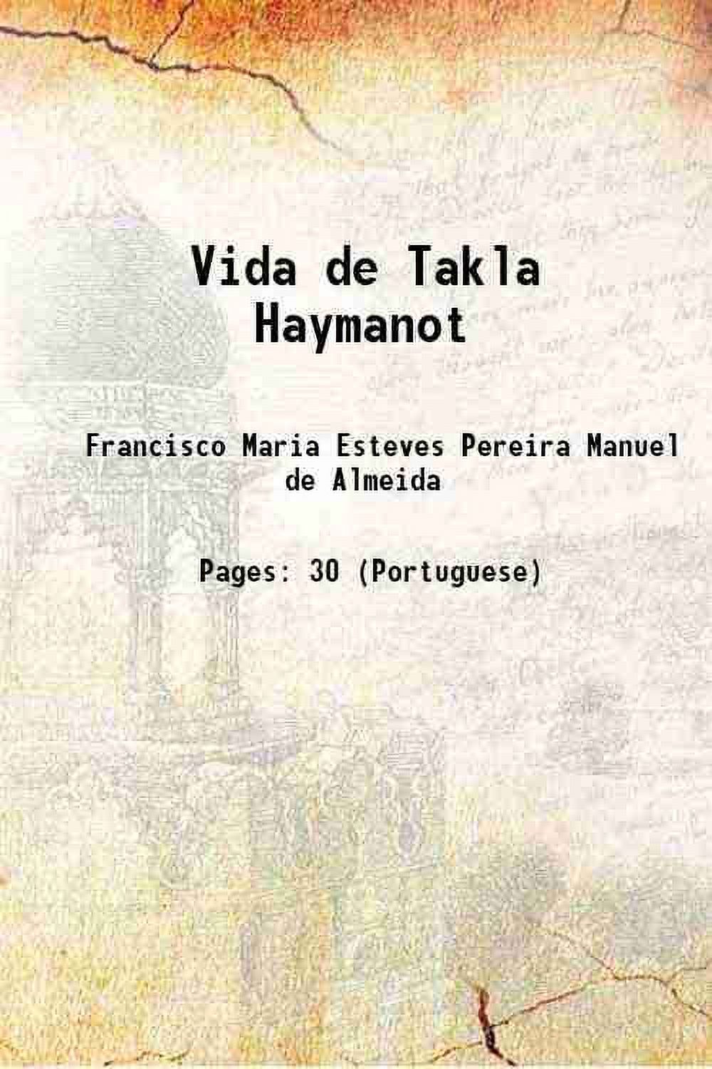 Vida de Takla Haymanot 1899