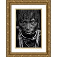 thumbnail image 1 of Vidak, Vedran 11x14 Gold Ornate Wood Framed with Double Matting Museum Art Print Titled - Hamar Woman, 1 of 4