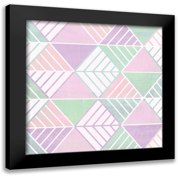 Vidal, Alicia 12x12 Black Modern Framed Museum Art Print Titled - Geo Prism