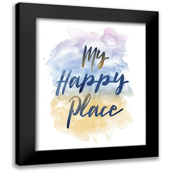 Vidal, Alicia 12x14 Black Modern Framed Museum Art Print Titled - My Happy Place