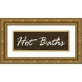 thumbnail image 1 of Vidal, Alicia 14x7 Gold Ornate Wood Framed with Double Matting Museum Art Print Titled - Hot Bath, 1 of 4