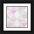thumbnail image 1 of Vidal, Alicia 26x26 Black Ornate Wood Framed with Double Matting Museum Art Print Titled - Geo Prism, 1 of 4