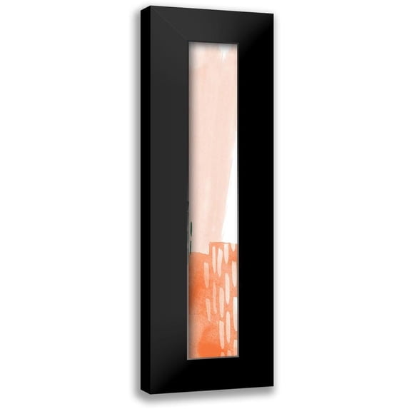 Vidal, Alicia 6x18 Black Modern Framed Museum Art Print Titled - 80 Abstract Panel 4