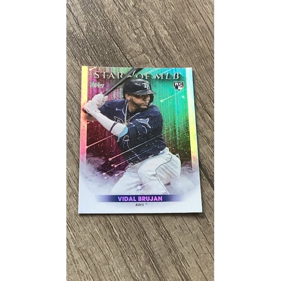Vidal Brujan MLB Tampa Bay Rays 2022 Topps Update - Stars of MLB SMLB-85 RC Insert Trading Card