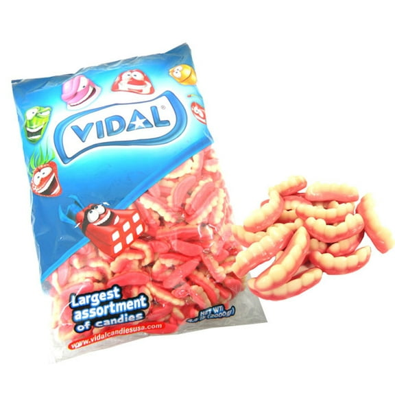 Vidal Gummi Teeth - 4.4 LB Bulk Bag