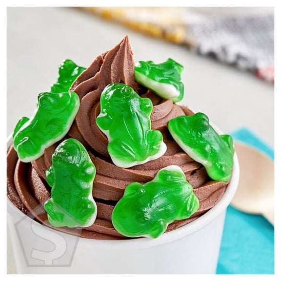 Vidal Gummy Green Frogs 4.4 lb. - 6/Case