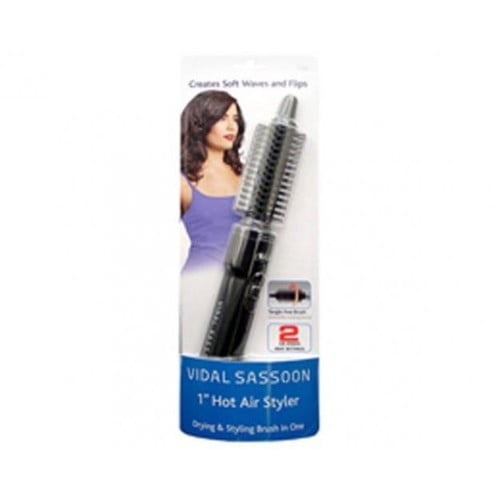 Vidal Sassoon 1" Hot Air Brush, Black
