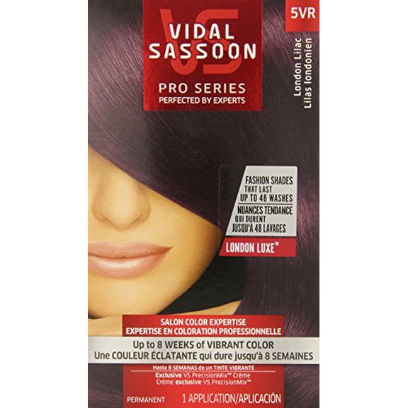 Vidal Sassoon Pro Series 5VR London Luxe London Lilac Permanent Hair Color, 1 application