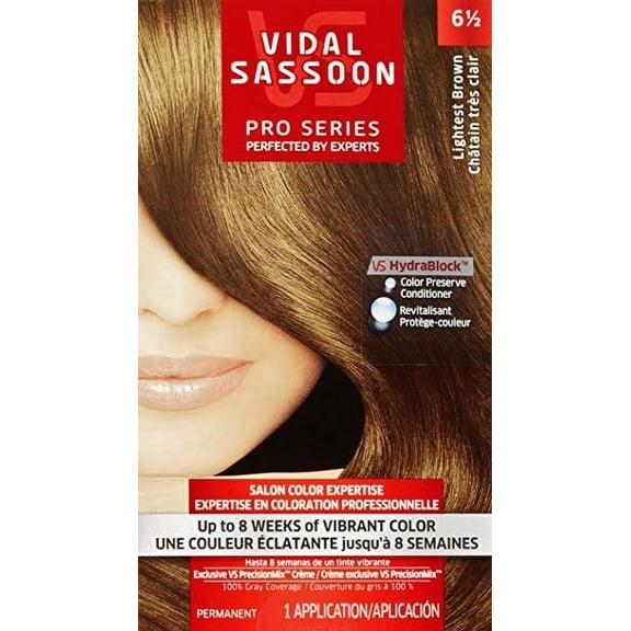 Vidal Sassoon Pro Series Hair Color 6 1/2 Lightest Brown
