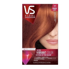 Vidal Sassoon Pro Series London Luxe Hair 6RC Bold Copper Citrine Color Kit 6 RC