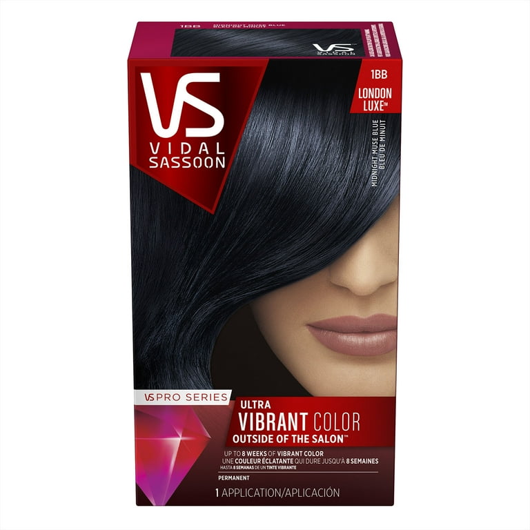 Vidal Sassoon Pro Series Permanent Hair Color Dye, 1BB Vidal Sassoon Pro Series Permanent Hair Color Dye, 1BB