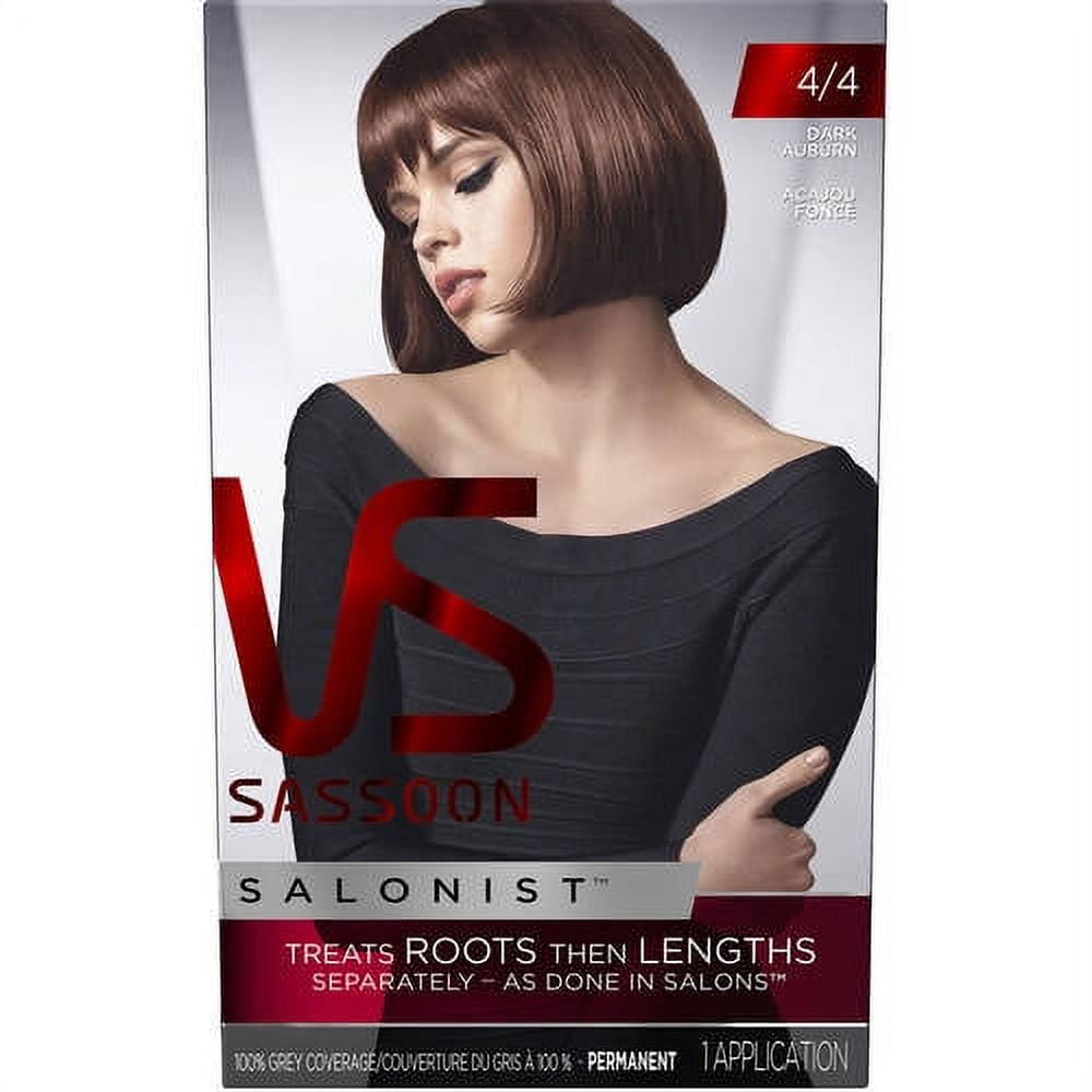 Vidal Sassoon Salonist Hair Color, 4/4 Dark Auburn - Walmart.com