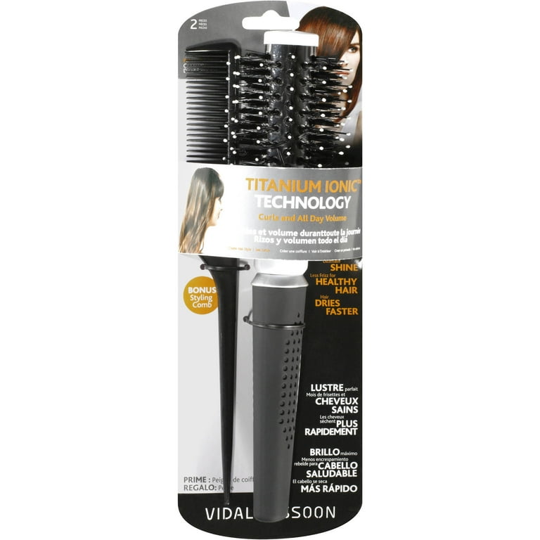 Vidal Sassoon Titanium Ionic Technology Round Thermal Brush, 1ct