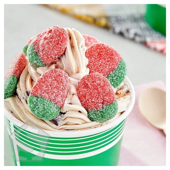 Vidal Sour Gummy Strawberries 2.2 lb. - 12/Case
