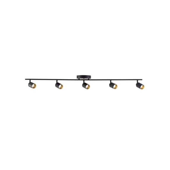 Vidalite LED Track Lighting Kit w/Fixed Rail with Rotating Heads-New Read