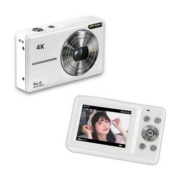4K/30FPS Digital Camera 64MP Digital Video Camera 2.88 Inch Screen 18X Digital Zoom Built In Battery With 32GB TF Card