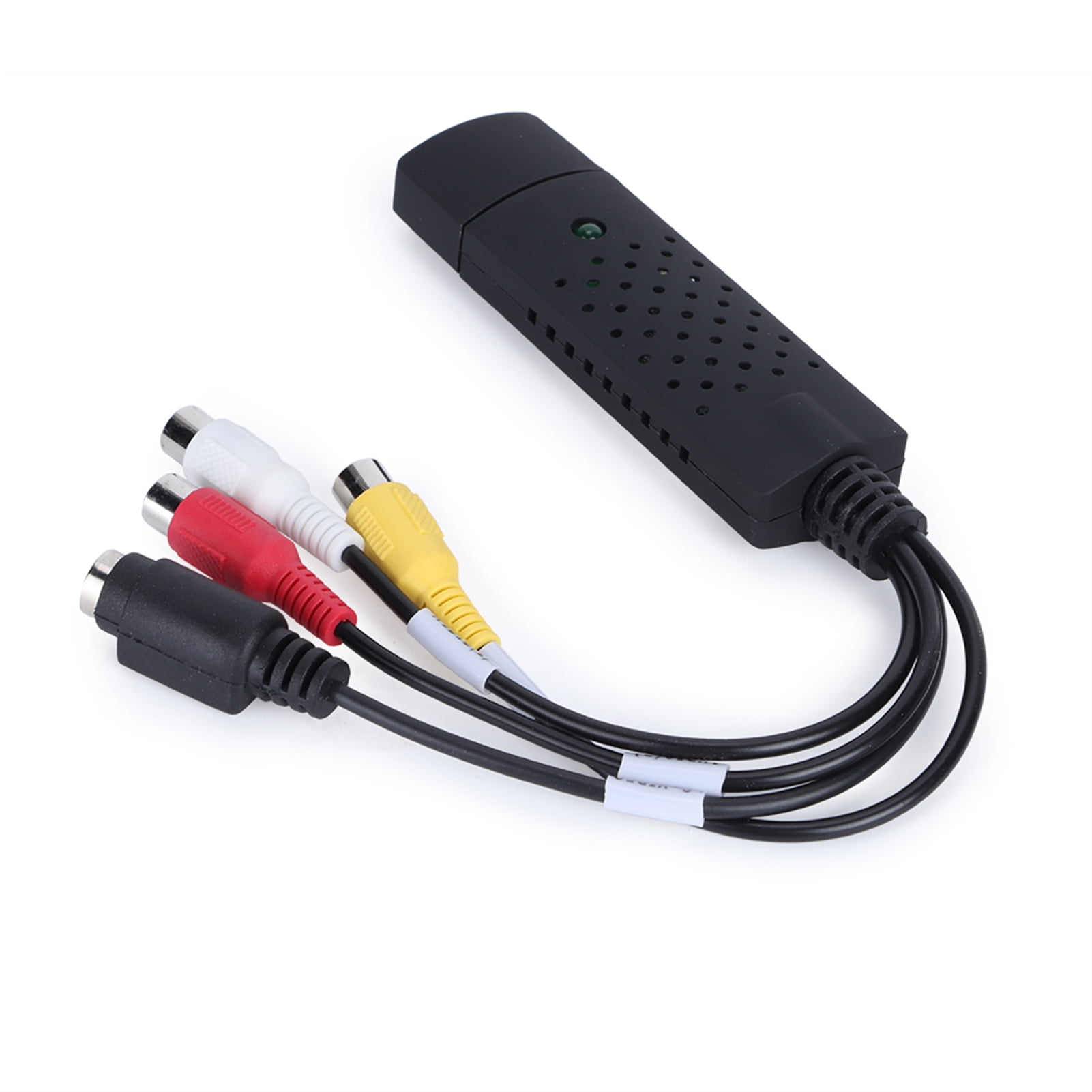 Video Adapter, USB 2.0 To 3 Audio SVideo TV DVD VHS RW Converter