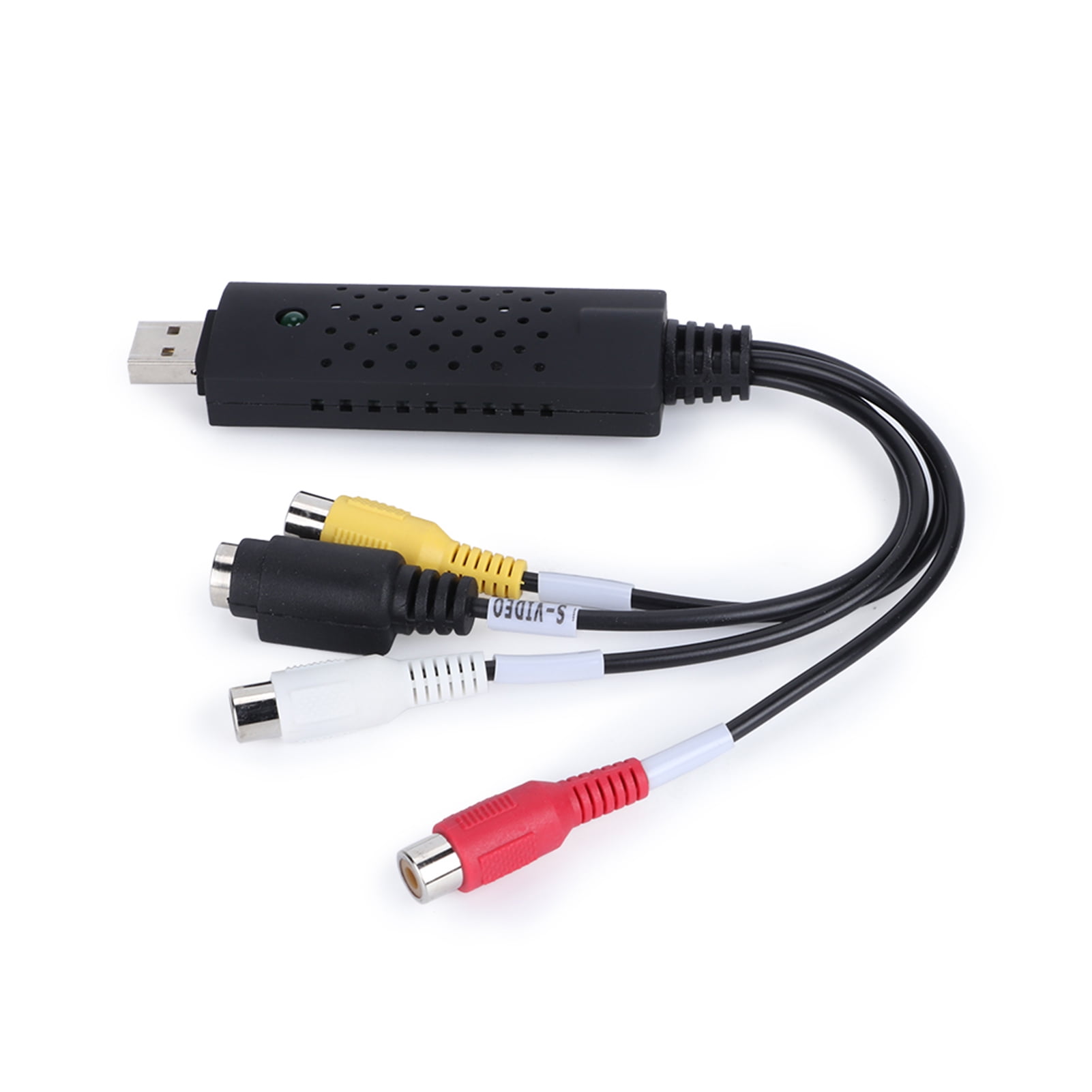 Video Adapter, USB 2.0 To 3 Audio SVideo TV DVD VHS RW Converter