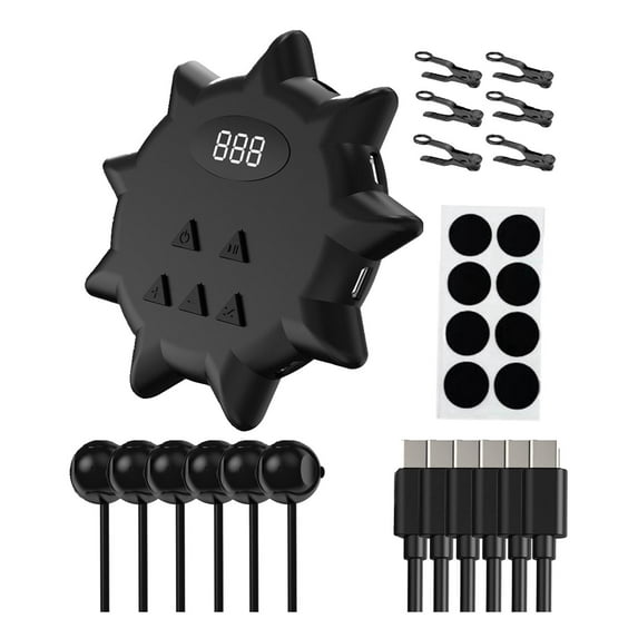 Video Auto Tapper Taps ,s Simulated Finger Continuous Clicking Automatic Screen Tapper for Games Reward Tasks, Shopping 6 click heads