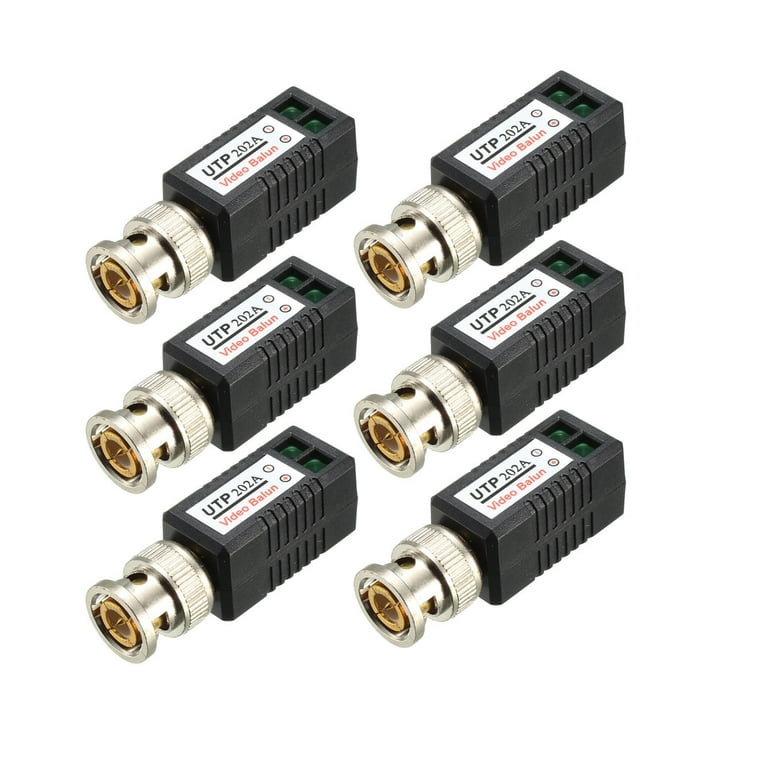 Video Balun Transceiver Camera Passive BNC Connector CAT5 UTP-202A - Main Image
