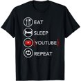 thumbnail image 1 of Video Blogger Vlogger Like Subscribe Podcaster T-Shirt, 1 of 3