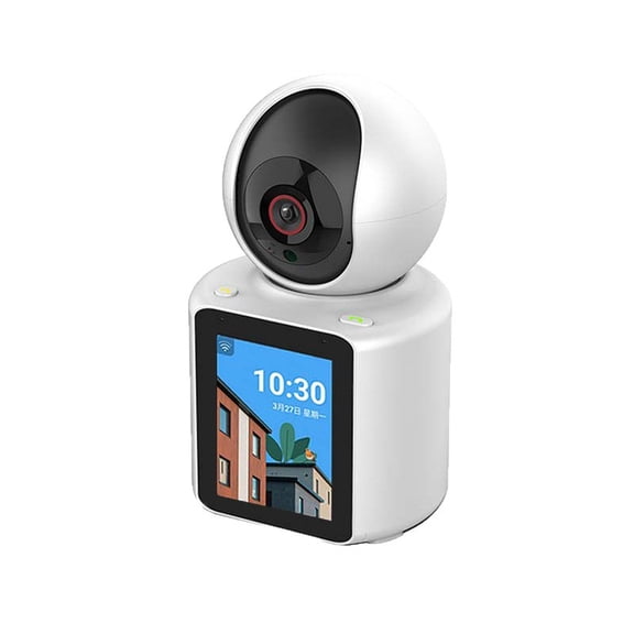 Video Call PTZ WiFi Security Camera with Screen, One-Click Call, Night Vision, Motion Detection