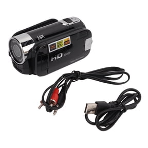 Video Camera Camcorder Full HD 1080P 16MP Camera Recorder 270 Rotation 2.7 Inch Color Screen 16X Zoom Digital CamcordersBlack