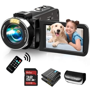 Video Camera Camcorder for Filming with 32G SD Card FHD 1080P 36MP 30FPS 3 270 Rotating IPS Screen IR Night Vision Vlogging Camera for YouTube
