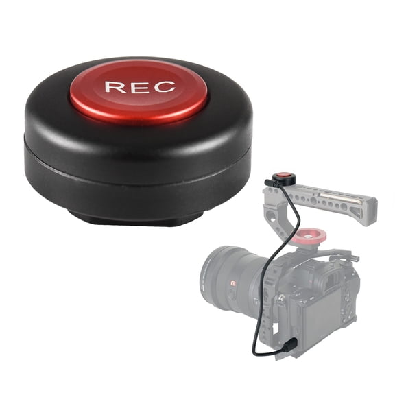 Video Camera Record Button Video Control Button Cold Shoe Mount With 2 Control Cables Replacement For  A9 II/A9/A7R V/A7R IV/A7 IV/ A7R III/ A7S III/A6600/A6500/A6400/RX100