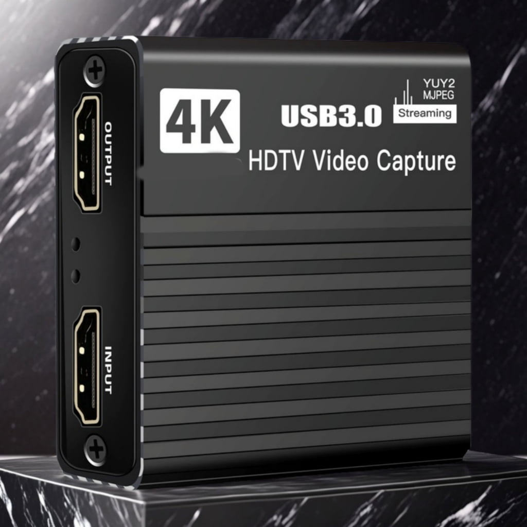 Video Capture Card 1080p 60fps Capture Device Aluminum 4K Adapter For ...