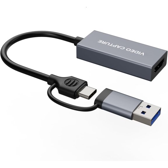 Video Capture Card, 4K60 Input HDMI to USB 3.0, 1080P60FPS/2K30FPS